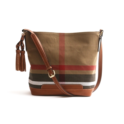 놈 태슬 체크 크로스백 NW20HB7440여성가방