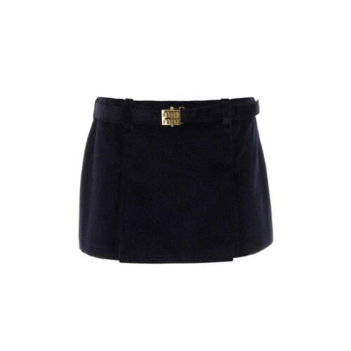 미우미우 스커트 MG2064S23213I4 F0124 Blue
