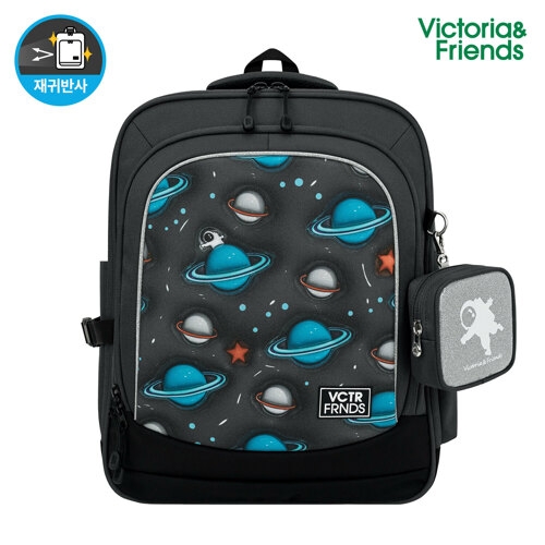 빅토리아앤프렌즈 초등학생 경량 책가방 얼쓰 글리터 스퀘어 스페이스 GSQSPC1 / V24B01-SPCE-B