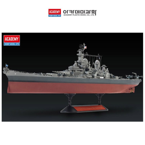 아카데미과학  1 700 미해군 미주리전함 모델러한정판