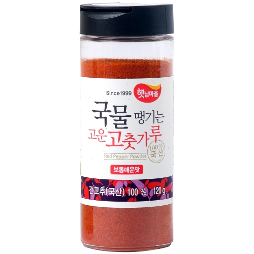 햇님마을 국물땡기는 국산 고운 고춧가루 보통매운맛 120g 1개