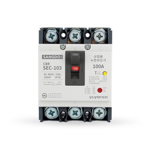 상도  누전차단기 산업용 5ka 3상 SEC-103 60A 75A 100A