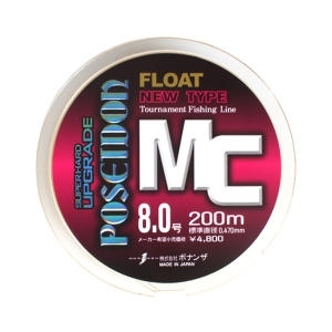 포세이돈  MC 플로팅 바다원줄 200m 비중 1.01 특수 6공구조