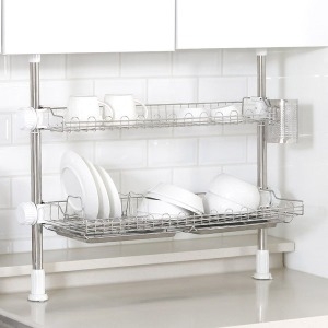 리벤스  프리미엄 기둥식 주방 싱크대선반 2단 800