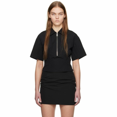 피오나 Wynn Hamlyn 여성 블랙 티셔츠 241401F110001