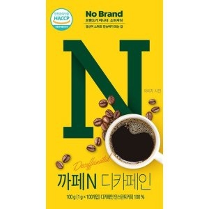이마트 노브랜드 까페N 디카페인 100개입