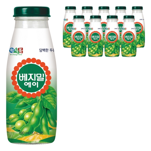 정식품 담백한 베지밀A 병 190ml