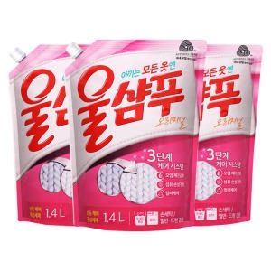 울샴푸 중성세제 리필형 1.4L X 3개