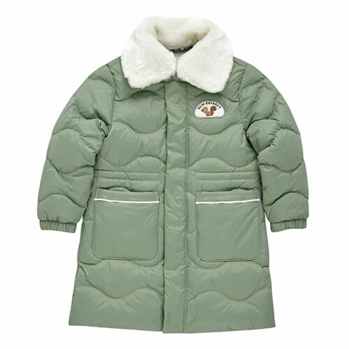 뉴발란스키즈 TREE 카라 탈부착 퀼팅 다운자켓 (NK9QC4301G-KHAKI P2312)