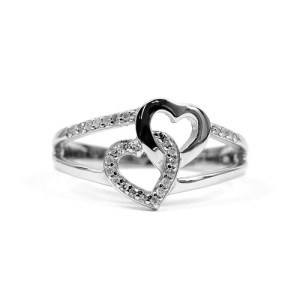 다이아몬드  실버반지 우정링 19호 24R-723