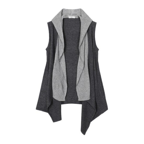 더히스토리 로니울배색조끼THK002CH