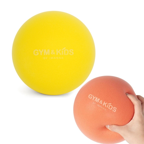 코리아스포츠 아이워너 짐앤키즈 무소음 PU피구공 18cm 유아체육 소프트 볼 공 층간소음방지 G