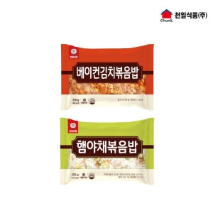 천일식품  햄야채볶음밥 250g 5개 + 베이컨김치볶음밥 250g 5개