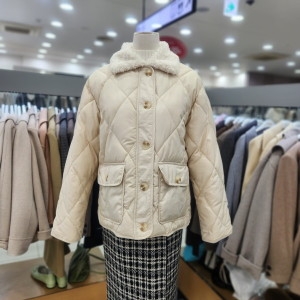 Ab.f.z 카라포인트 패딩점퍼 ASX4HU01K