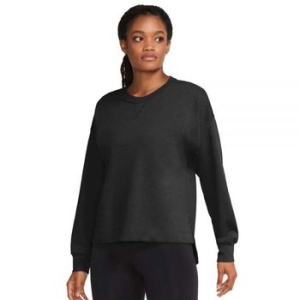 나이키  요가 우먼 롱슬리브 긴팔 코어 프렌치 테리 플리스 후리스 탑 CZ9182 Hasta/Dark 틸 그