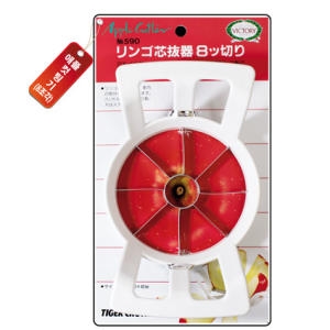 일본 타이거크라운 일본 타이거 크라운  애플 컷팅기 8조각 /칼날은 잘 녹슬지 않는 스테인레스제/사과커터
