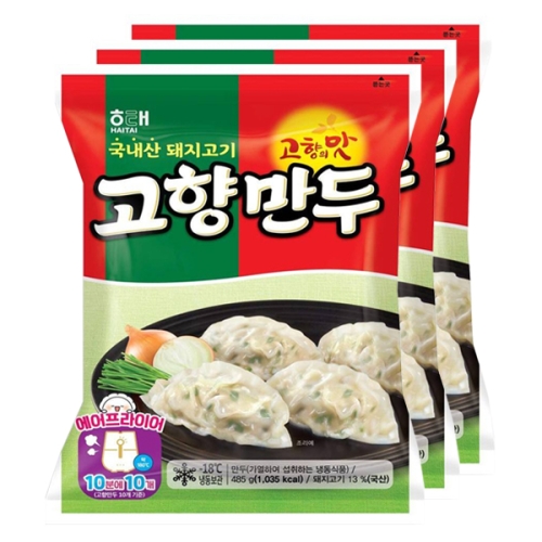 해태제과  고향만두 485g 3개입 485g+485g+485g 3개