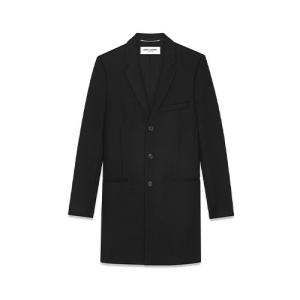 생로랑 울 코트 블랙 552492 Y177W