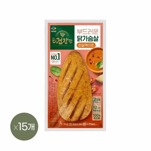 CJ제일제당  The더건강한 닭가슴살 순살케이준 100g
