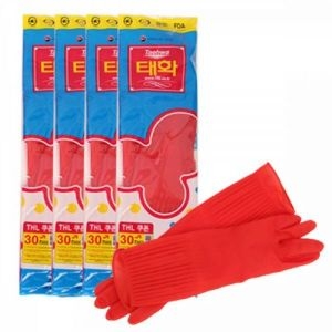 태화  고무장갑 특대 10개 생 주방용품 큰사이즈 설거지 왕