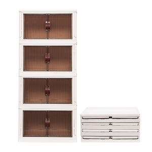 굿드림포유  청소앤 프리미엄 이동식 폴딩 수납장 4단