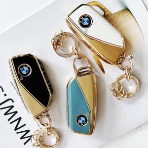 BMW  신형 차키케이스+키링/TPU소재 G60 5시리즈 X5 X6 X7 스마트키케이스 키홀더 키링