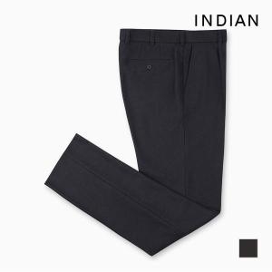 인디안 남성 헤링본 프린트 본딩 일자바지_MITDLWWA211