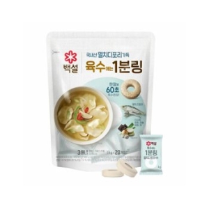 백설 멸치디포리가득 육수에는 1분링 80g(4gx20입)