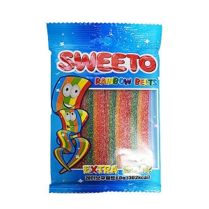 레인보우  벨트젤리 80g