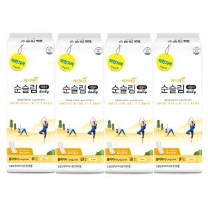 예지미인 순슬림 데일리 팬티라이너 롱 81개