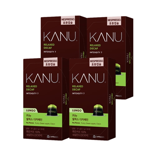 동서식품 카누 네스프레소 호환 캡슐커피 릴렉스 디카페인 40캡슐