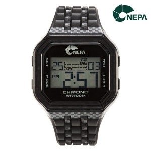 네파 온라인 랩타임 스탑워치 듀얼타임.방수 학생.군인용 레져 스포츠시계 N353_BK