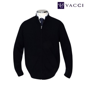 바찌 솔리드 방풍 니트 집업 가디건 네이비 VK1M3TR130N0