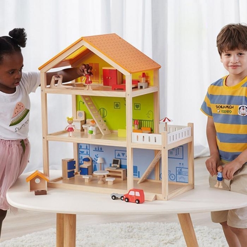 셀러허브 유아동 비가 인형의집 3층 V44569