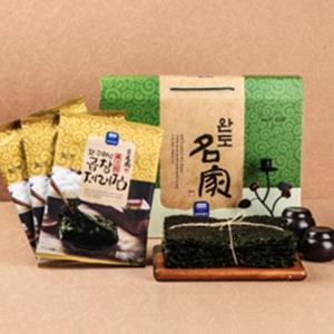 바다명가 완도명가 갓구워낸곱창재래김 무조미 1호세트