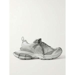 발렌시아가 3XL 디스트레스 페이크 스웨이드 메쉬 스니커즈 759693W3XLH B0080996792