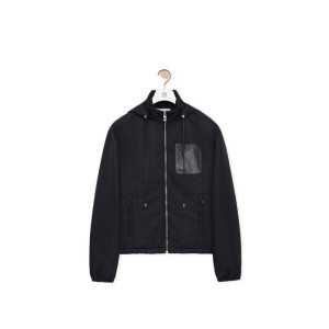 로에베 집업 후드 자켓 블랙 H526Y02W68