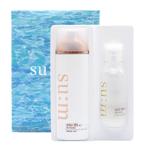 숨37도 선크림 100ml-멀티이펙트 쿨링워터리 대용량