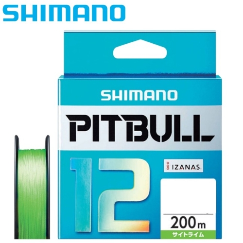 시마노  PL-M62R 핏불12합사 200m 라임 1.2호 루어PE줄