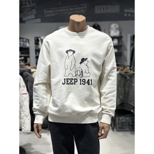 JEEP 테두리곰 맨투맨 JP1TSU894