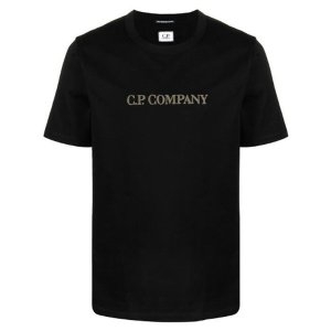 CP컴퍼니 럭스댓 14CMTS156A 302 그래픽 자수 로고 반팔