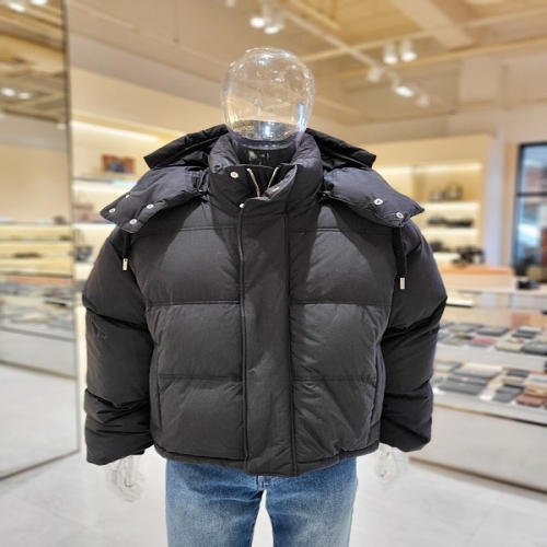 아미 탑스 다운 패딩 블랙_UJK402.PA0009