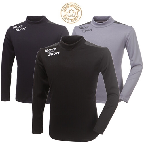 루이스티크라운 제로다몰  캐나다 숄더포인트 기모 하프넥 긴팔 티셔츠_N2-0Q019