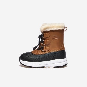 호킨스 키즈 스노우 부츠 SBBOOTS HK05003BROWN 16cm 브라운