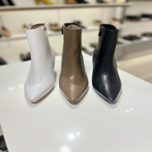 소다 여성 7cm 기본 앵클부츠 FLB216 화이트