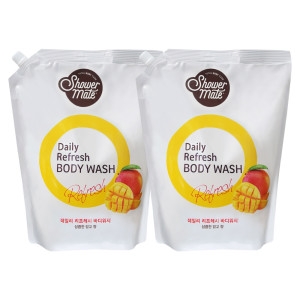 샤워메이트 데일리 리프레시 바디워시 리필 2000ml