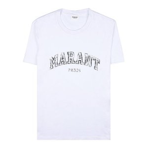 이자벨마랑 에뚜왈 로고 프린트 티셔츠 TS0069 FAA1N97E 20WH