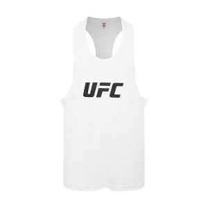 UFC SPORT 12/18 피지컬 짐웨어 슬리브리스 화이트 U4SLV2103WH 684701
