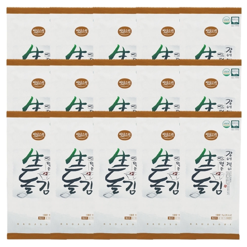 선해수산 바다소리 장에 찍어먹는 생돌김 반절 9g 15개 - 에누리 가격비교
