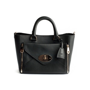 멀버리 윌로우 백 스몰 WILLOW SILKY CLASSIC HH1630 121 A100  Black